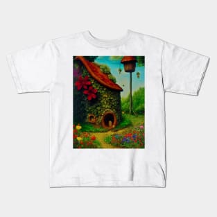 A Magical Garden Getaway Kids T-Shirt